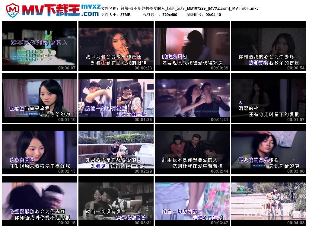 轲然-我不是你想要爱的人_国语_流行_MB107229